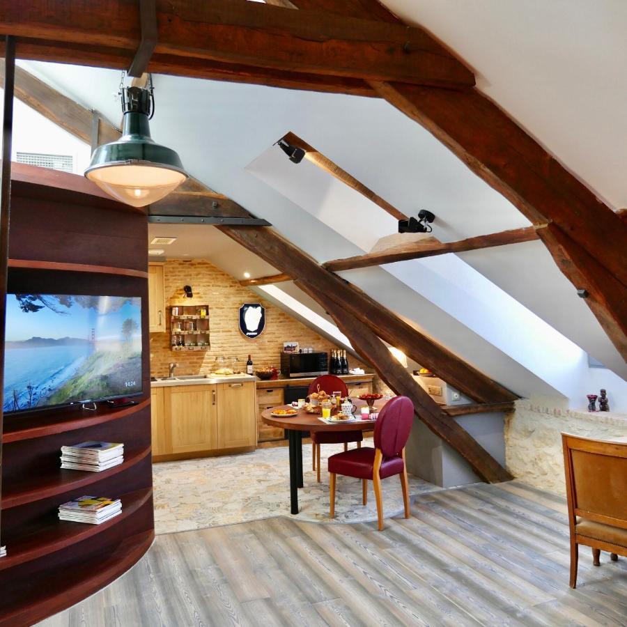 In Sarlat Luxury Rentals, Medieval Center - Loft Stella Matutina -2P-Ascenseur-Climatisation 外观 照片