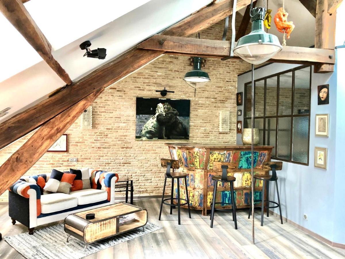 In Sarlat Luxury Rentals, Medieval Center - Loft Stella Matutina -2P-Ascenseur-Climatisation 外观 照片